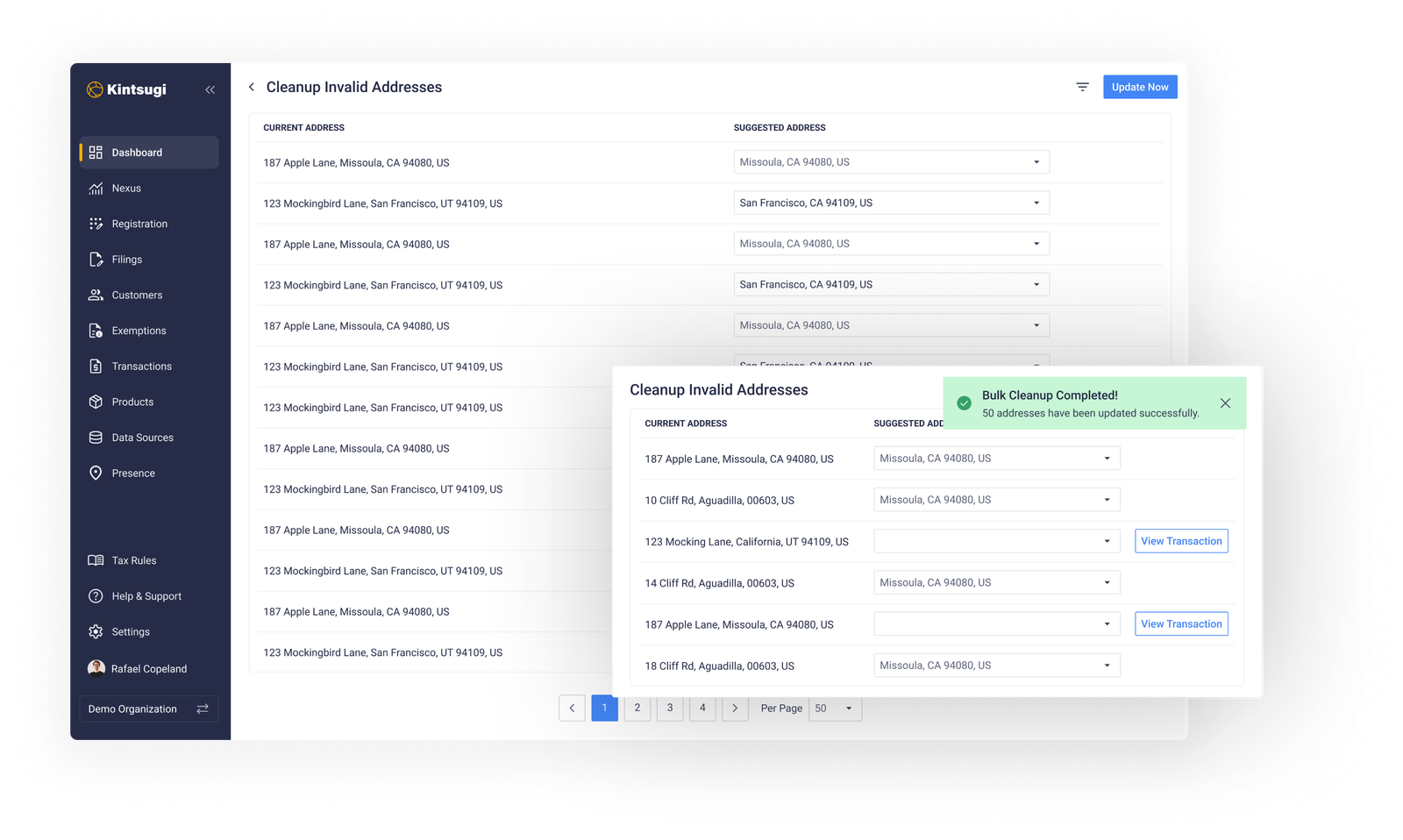 AI-driven address validations 